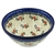 Polish Pottery 7" Nesting Kitchen Bowl. Hand made in Poland and artist initialed.