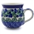 Polish Pottery 11 oz. Bubble Mug. Hand made in Poland and artist initialed.