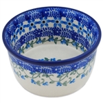 Polish Pottery 4" Bowl. Hand made in Poland and artist initialed.