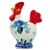 Polish Pottery 3" Rooster Pepper Shaker. Hand made in Poland.