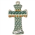 Polish Pottery Cross 7.5". Hand made in Poland and artist initialed.