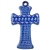 Polish Pottery Cross 7.5". Hand made in Poland and artist initialed.