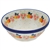 Polish Pottery 7" Nesting Kitchen Bowl. Hand made in Poland and artist initialed.