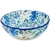 Polish Pottery 4.5" Fluted Bowl. Hand made in Poland. Pattern U4816 designed by Teresa Liana.