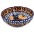 Polish Pottery 4.5" Fluted Bowl. Hand made in Poland. Pattern U584 designed by Maryla Iwicka.