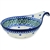 Polish Pottery 7" Condiment Dish. Hand made in Poland and artist initialed.