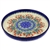 Polish Pottery 10" Platter. Hand made in Poland and artist initialed.