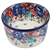 Polish Pottery 4" Bowl. Hand made in Poland. Pattern U4708 designed by Maria Starzyk.