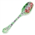 Polish Pottery 5" Sugar Spoon. Hand made in Poland. Pattern U4132 designed by Maria Starzyk.