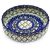 Polish Pottery 6" Fluted Pie Dish. Hand made in Poland and artist initialed.