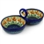 Polish Pottery 10" Double Serving Dish. Hand made in Poland and artist initialed.
