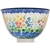 Polish Pottery 5" Bowl. Hand made in Poland. Pattern U4893 designed by Teresa Liana.