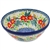 Polish Pottery 6" Bowl. Hand made in Poland. Pattern U5067 designed by Maria Starzyk.