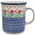 Polish Pottery 15 oz. Everyday Mug. Hand made in Poland and artist initialed.