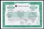 Global Crossing Stock Certificate