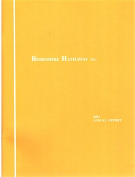 2004 Berkshire Hathaway Annual Report