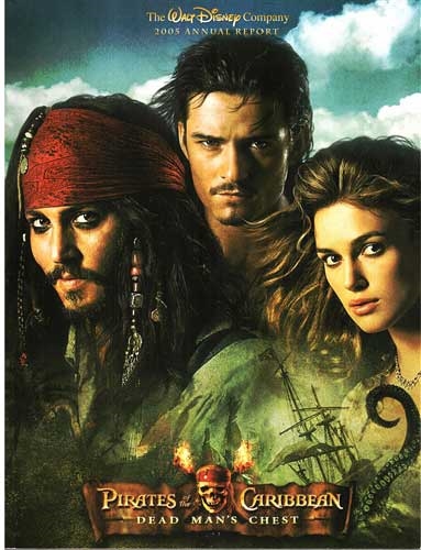 2005 Walt Disney Company Annual Report - Pirates of the Caribbean Cover