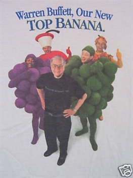 Warren Buffett, Our New Top Banana T-Shirt