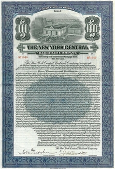 The New York Central Railroad Company Bond