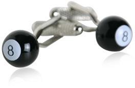 8 Ball Cufflinks