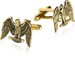 Gold American Eagle Cufflinks