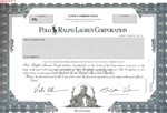 Polo Ralph Lauren Corp. Specimen Stock Certificate