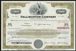 Halliburton Company $5000 Bond Certificate