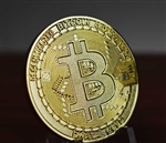 Bitcoin Coin - Gold Plated Coin