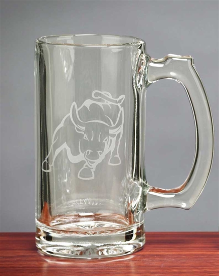 Stock Market Bull Beer Mug 12.5 Oz