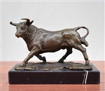 Bronze Stock Market Bull - Tribute to Picasso by Mavchi