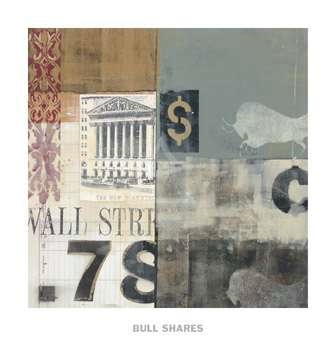 Bull Shares by Alec Parker Art Print