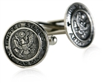 US Army Cufflinks Silver