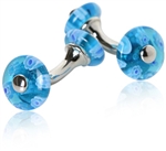 Venetian Blue Cufflinks