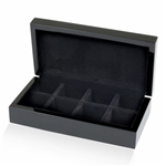 Black 8-Pair Cufflinks Storage box