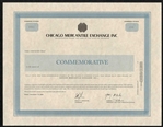 Chicago Mercantile Exchange IPO Commemorative Stock Certificate