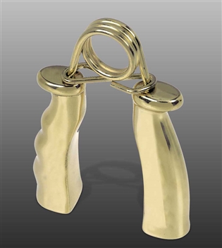 Solid Brass Executive Hand Grip Stress Reliever