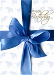 Bull & Bear Happy Birthday Card
