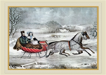 Currier & Ives - The Road Holiday Card
