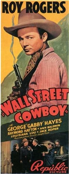 Wall Street Cowboy Smoking Gun Poster