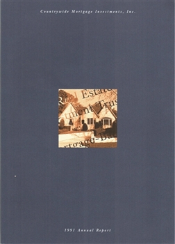 1991 Countrywide Mortgage Inv. Annual Report