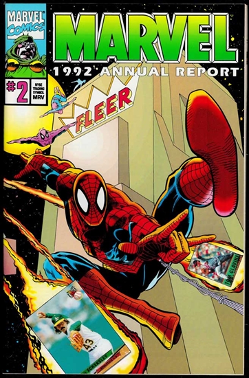 1992 Marvel Annual Report - Spider-Man Cover #2