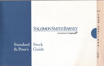 1998 SalomonSmithBarney Stock Guide