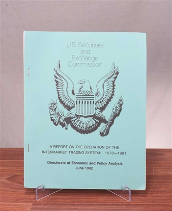 SEC Report on the Intermarket Trading System 1978 - 1981