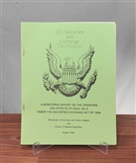 SEC Report on the Effects of Rule 19c-3 of the Act of 1934