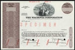 The Wachovia Corp Specimen Stock Certificate - Now Wells Fargo