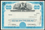 Marathon Oil Company Specimen Stock Certificate - 1975