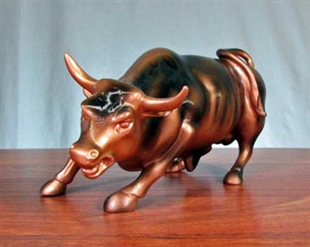 The Wall Street Bull Statue  - Small