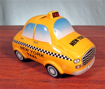 New York Taxi Cab Coin Bank