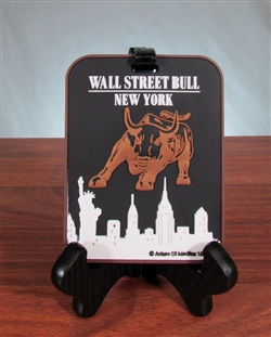 The Wall Street Bull Luggage Tag