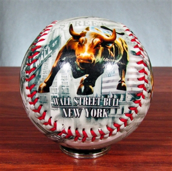 The Wall Street Bull Baseball
